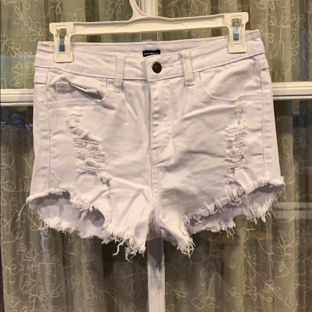 Brandy Melville White Jean shorts